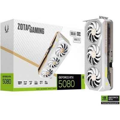 ZOTAC Gaming GeForce RTX 5080 SOLID OC White Edition 16GB