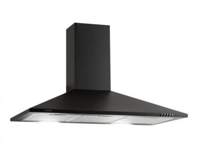 KLARSTEIN Zugspitze 90 Hotte aspirante murale 65W 330 m&sup3;/h led classe b - noire - Noir