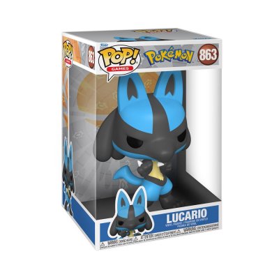 FUNKO Zyx Music Sarl Figurine  Pop Jumbo Pok&eacute;mon Lucario EMEA