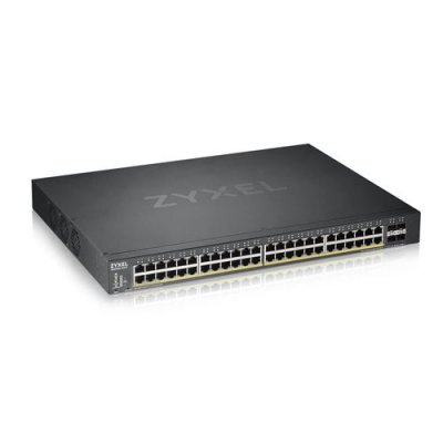 ZYXEL  Switch 48p Gbe Poe Smart 4x10g Noir