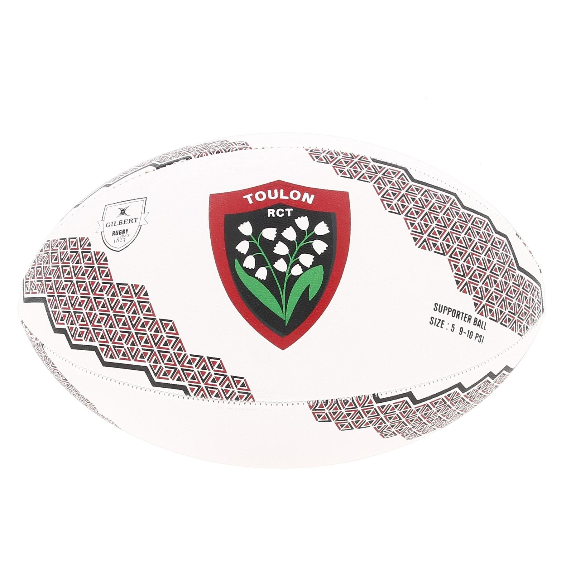 Ballon Rugby Gilbert Toulon RCT – Taille 5, Caoutchouc, Collection Officielle, Produit Sous Licence – Marque Leader Mondiale