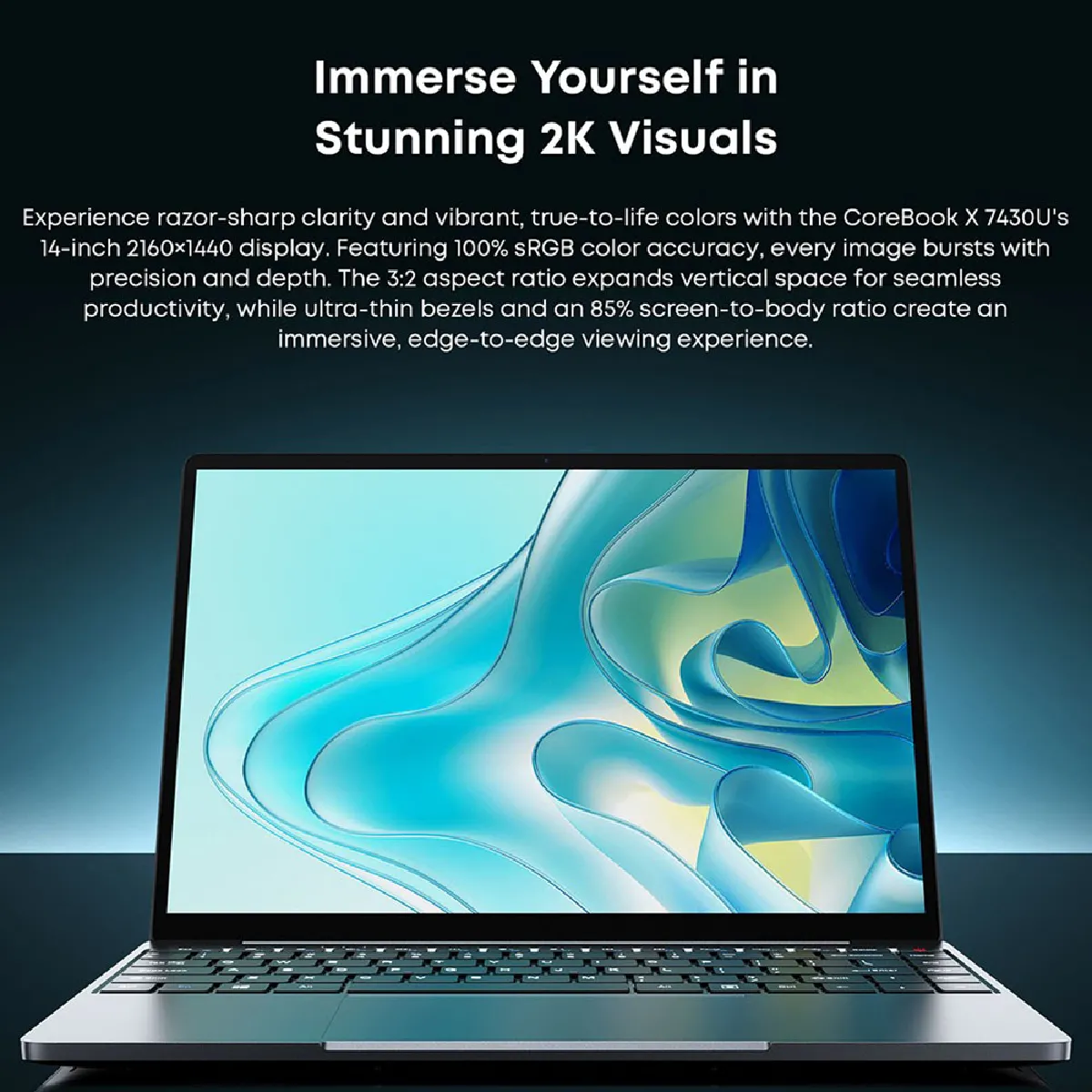 CHUWI CoreBook X R5 Laptop 14 AMD Ryzen 5 7430U Windows 11 Home 