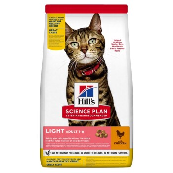 HILL&APOS;S 1,5 kg Adult Light, poulet Hill's Feline Croquettes pour chat