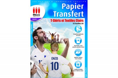 MICRO APPLICATION 1 papier transfert pour textil