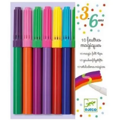 DJECO 10 feutres magiques Rouge 