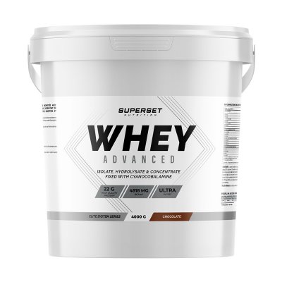 SUPERSET NUTRITION 100% WHEY PROTEINE ADVANCED (4KG) Whey prot&eacute;ine Chocolat  