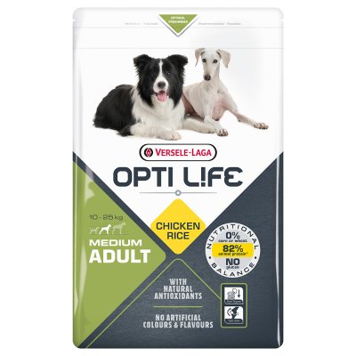 OPTI LIFE 12,5kg Medium Adult  - Croquettes pour chien