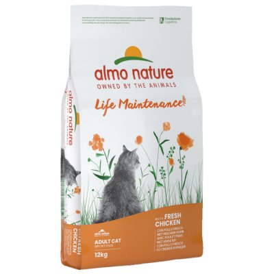 ALMO NATURE HOLISTIC 12kg Holistic Poulet/riz Almo Nature Croquettes pour chat