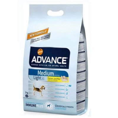 AFFINITY ADVANCE 12kg Medium Light poulet Advance - Croquettes pour chien
