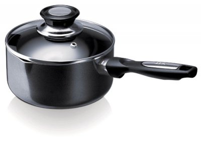 BEKA - 13076174 - Pro Induc - Casserole + couvercle - Rev&ecirc;tement en Aluminium - Anthracite - 16 cm 