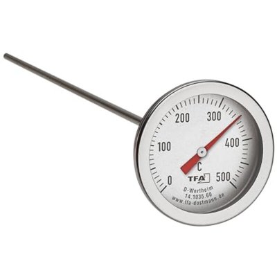 TFA DOSTMANN 14.1035.60 Thermom&egrave;tre de barbecue acier inoxydable - 