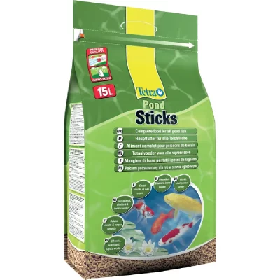 TETRA 15 L Pond Sticks  Nourriture pour poisson