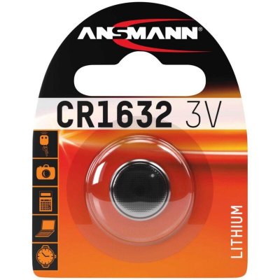 ANSMANN 1516-0004 CR 1632 Pile ronde au lithium - 