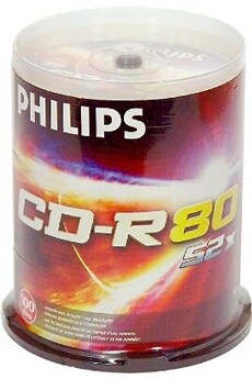 PHILIPS 1x100  cd-r 80min 700mb 52x sp DFX-513473