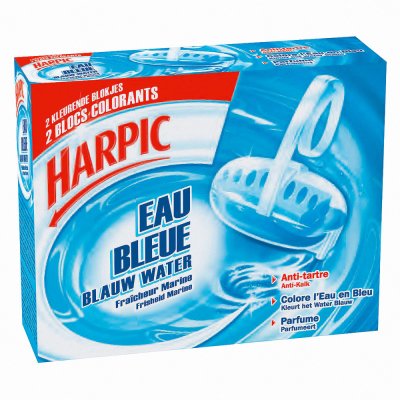 HARPIC 2 blocs cuvette d'eau Eau bleue - 