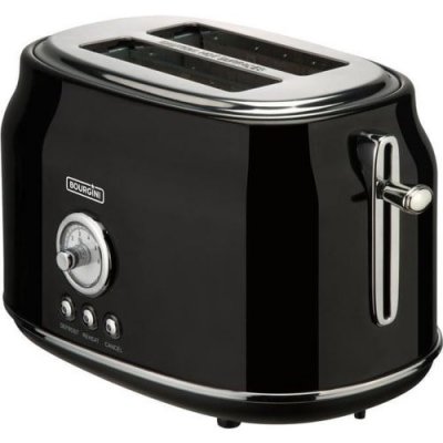 BOURGINI 2 fentes 850 watts acier inoxydable noir