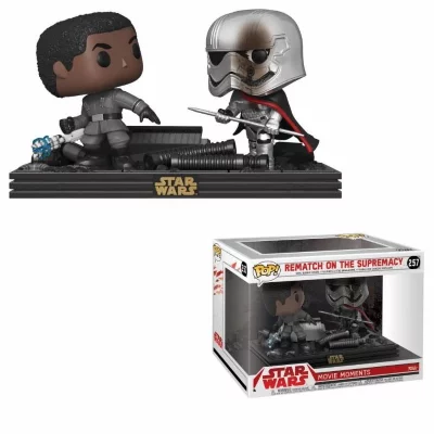FUNKO 2 Figurines  Pop! Star Wars Movie Moments: The Last Jedi Duel