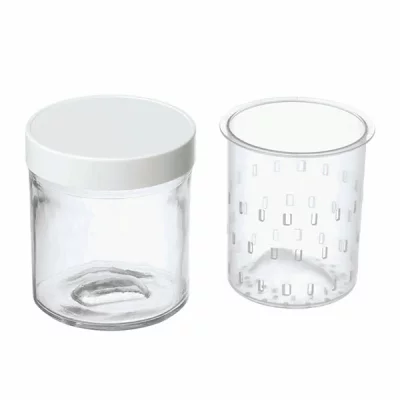 CUISINART 2 pots faisselles avec &eacute;gouttoirs 250 ml YM402E  