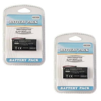 STRA&SZLIG;E GAME 2 X Batterie pour Nintendo Switch Joy-Con HAC-006 - 600 mAh - Genca-037 -  &reg; 
