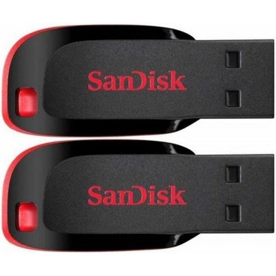 SANDISK 2 x  Cruzer Blade cl&eacute; USB 16 Go (paquet de deux) 