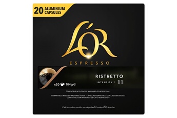 L OR 20 capsules de caf&eacute; L'Or EspressO Ristretto