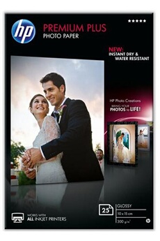 HP 25 Feuilles papier photo 10x15 -  - 300g