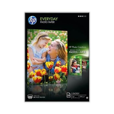 HP 25 Feuilles papier photo A4 -  - 200g