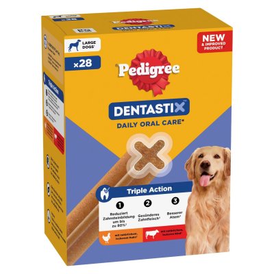 PEDIGREE 28x Maxi Dentastix Daily Oral Care  - Friandises pour chien