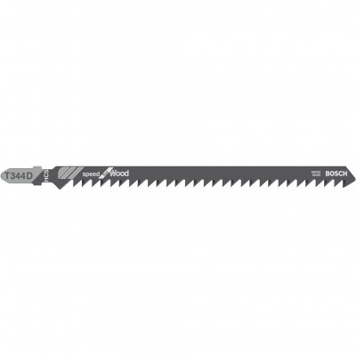 BOSCH 3 lames de scie sauteuse  T344D