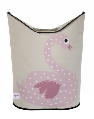 3 SPROUTS  Panier &agrave; linge Cygne