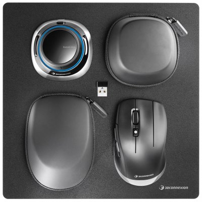 3DCONNEXION  3dx-700136 Wireless Mouse Noir 