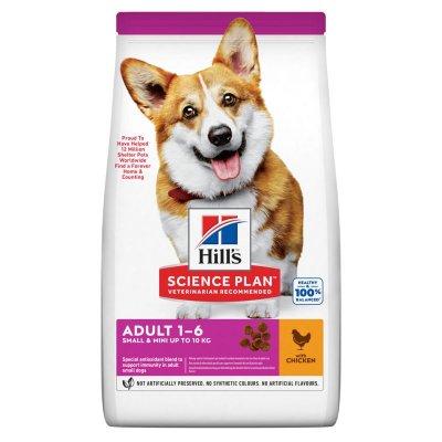 HILL S SCIENCE PLAN 3kg Adult 1-6 Small & Mini, poulet, Hill's Science Plan