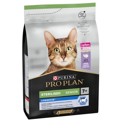PRO PLAN 3kg Sterilised Adult 7+ dinde PURINA  pour chat