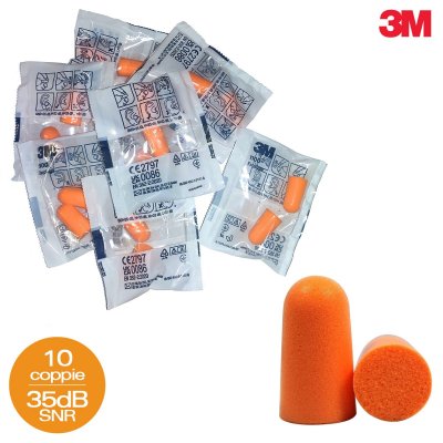 3M  1100 Lot de 200 bouchons d'oreille