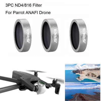 GENERIQUE 3PC ND8 ND4 ND16 Filtre pour objectif Parrot Drone ANAFI Gimbal Camera Lens 