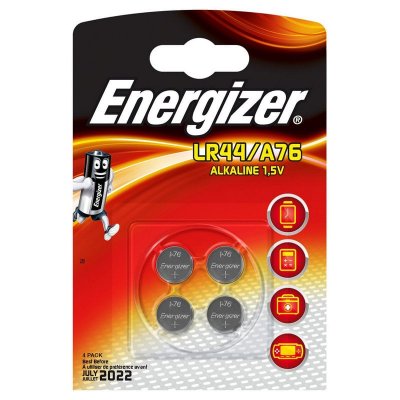 ENERGIZER 4 piles boutons  LR44
