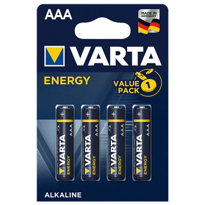 VARTA 4 piles lr03 aaa  energy value pack 38470