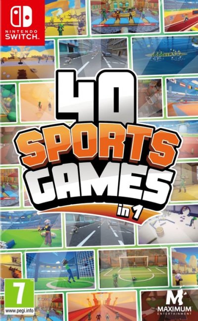 JUST FOR GAMES 40 Sport Games In 1 SWITCH 