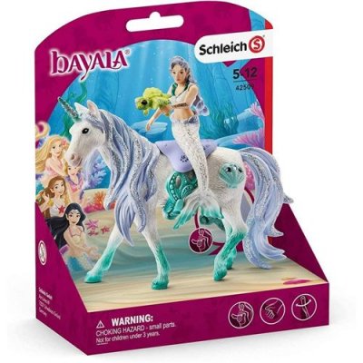 SCHLEICH 42509 sirene sur licorne de mer 
