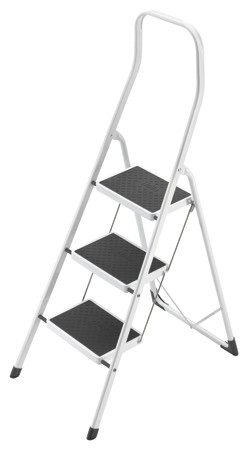 HAILO 4313-001 - Tabouret de s&eacute;curit&eacute; en acier (3 marches) - 
