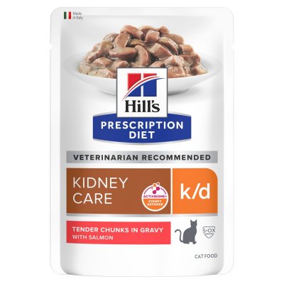 HILL S PRESCRIPTION DIET 48x85g saumonk/d Kidney Care pour chat Hill's Prescription Diet