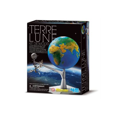 4M  - Kit de modelage Terre et Lune - Blanc