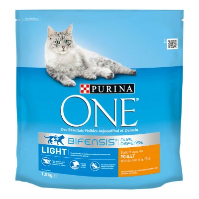 PURINA ONE 4x1,5kg Light  - Croquettes pour chat