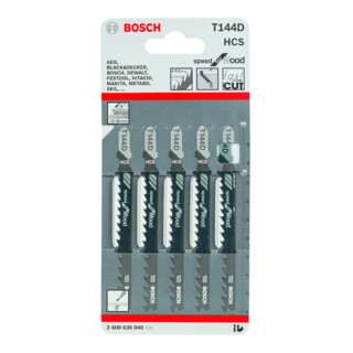 BOSCH 5 lames de scie sauteuse pour bois  T144D ATT.T