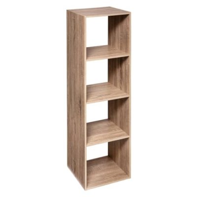 5five - Etag&egrave;re 4 cases haut Mix naturel Naturel clair - Naturel