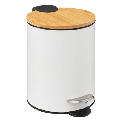 5 FIVE SIMPLY SMART 5five Poubelle Soft close 3L, Blanc