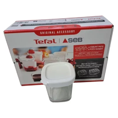 SEB 6 pots de yaourt pour Yaourtiere -  XF100501