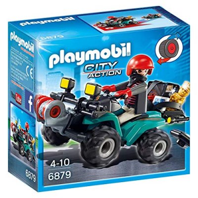 6879 Playmobil Quad avec treuil et bandit