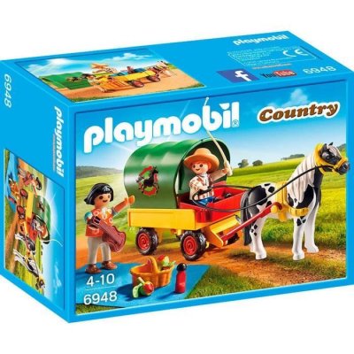 6948 Enfant Chariot et Poney - Playmobil