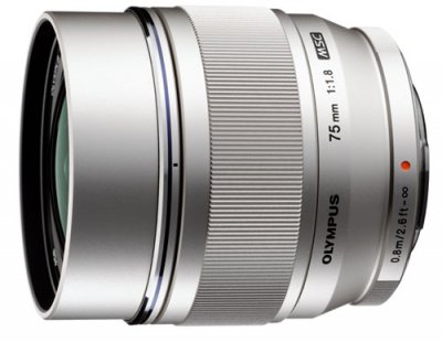 OLYMPUS 75mm f/1.8 Argent Monture Micro 4/3 (MFT)